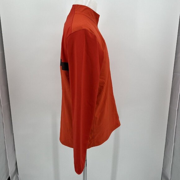 Nike Golf Tour Performance Dri-Fit Orange Men's Pullover Jacket M Medium - Picture 8 of 10